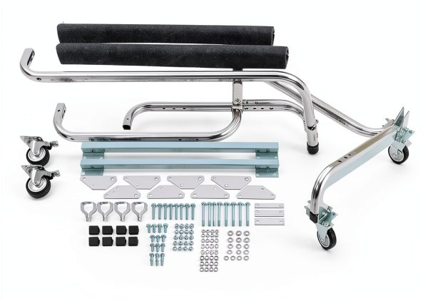 ECOTRIC Boat Trailer Stand Galvanized Steel-7