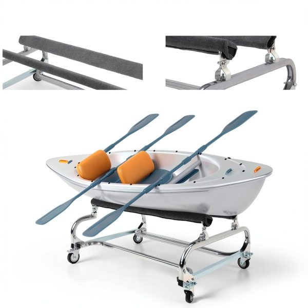 ECOTRIC Boat Trailer Stand Galvanized Steel-6