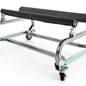 ECOTRIC Boat Trailer Stand Galvanized Steel-0