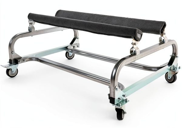 ECOTRIC Boat Trailer Stand Galvanized Steel-0