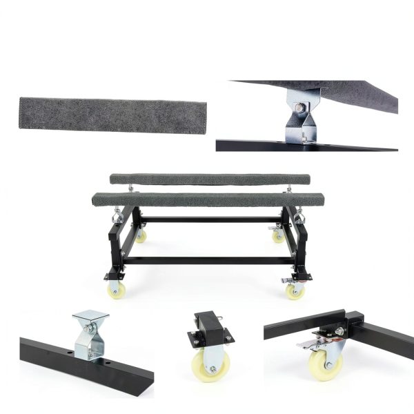 Oldriver Galvanized Steel Jet Ski Stand black xalh-634-2