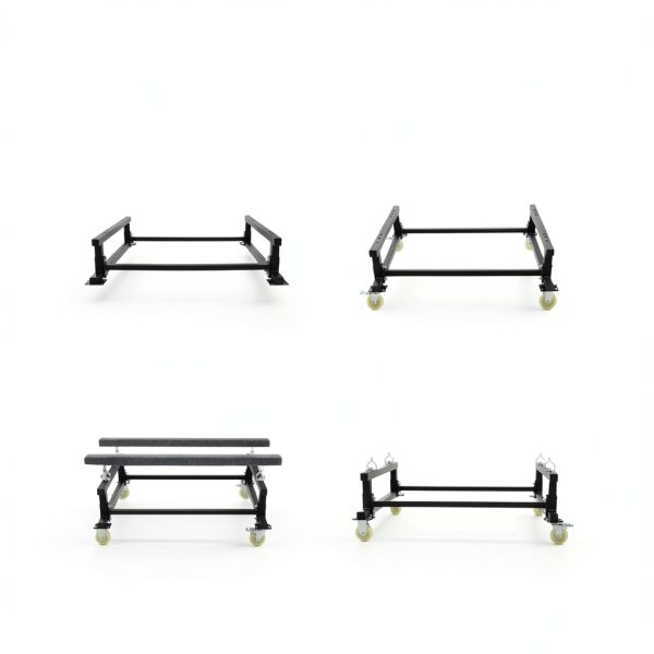 Oldriver Galvanized Steel Jet Ski Stand black xalh-634-4