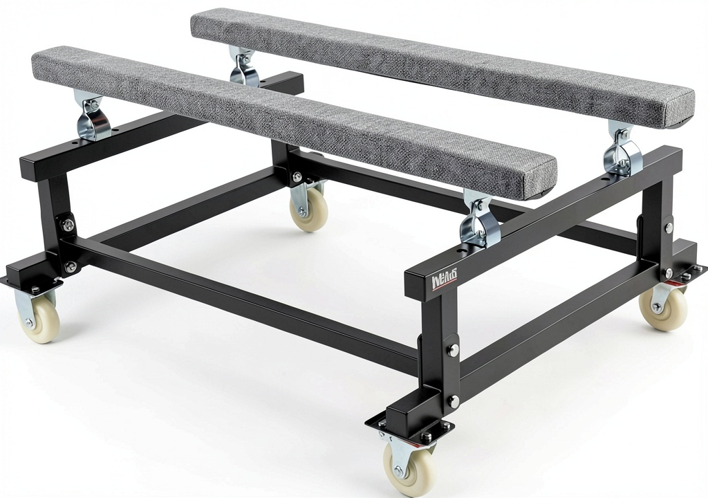 'Oldriver Galvanized Steel Jet Ski Stand in use'